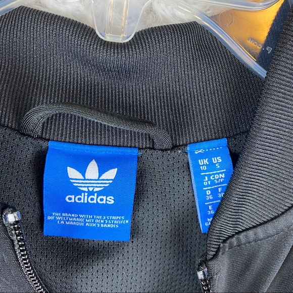 Adidas SuperStar Track Jacket Black and White - Picture 5 of 13